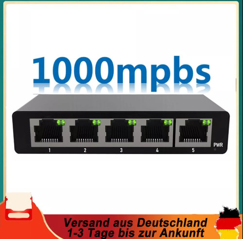 Port switch gigabit - 5-port,