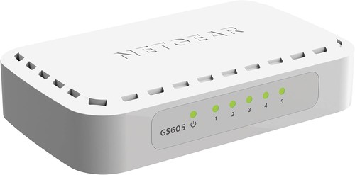 Netgear gs605 switch port - switch, 5-port