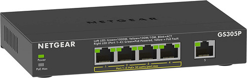 Netgear gs305p poe - gs305p, 5