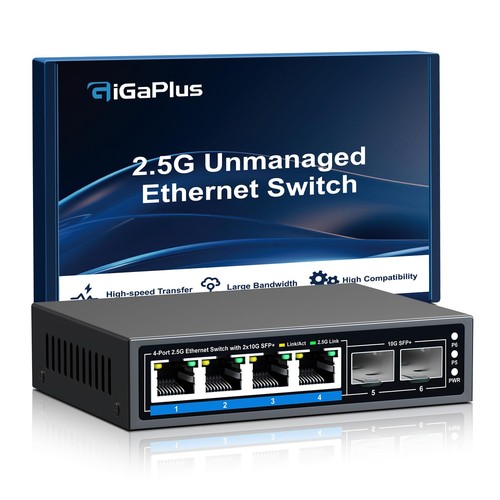 Port 5gb unmanaged - 6-port, 2.5gb