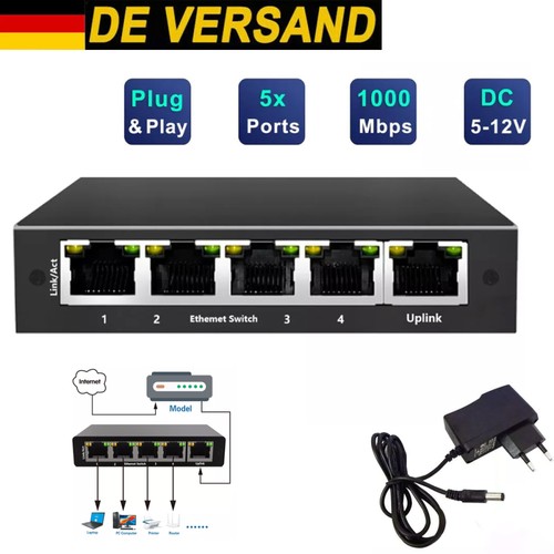 Port gigabit desktop - 5-port,