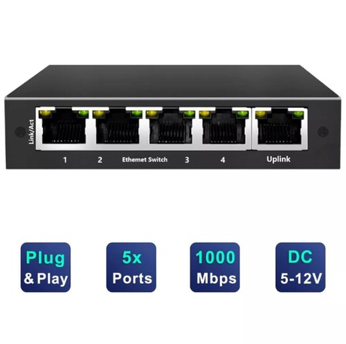Port gigabit desktop - 5-port,