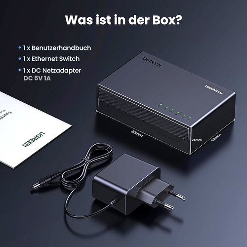 Ugreen lan switch - lan,