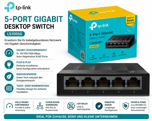 Link ls1005g gigabit switch - tp-link,