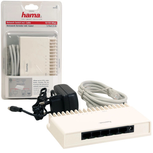 Hama port netzwerk switch - hama, 5-port