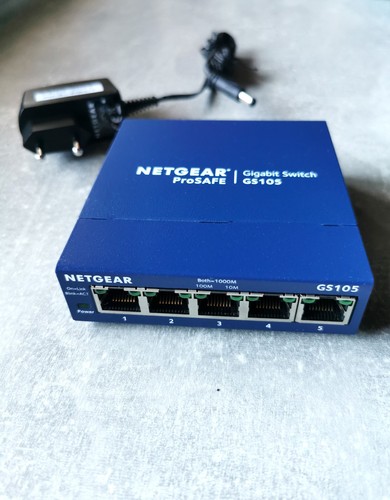 Netgear gs105 mit netzteil - mit,
