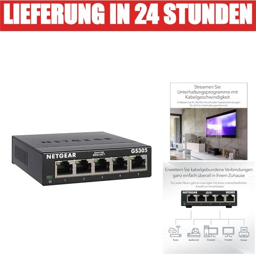 Netgear gs305 gigabit ethernet - netgear,