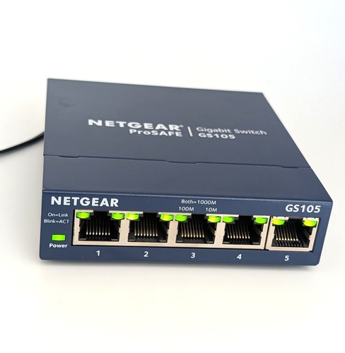 Netgear prosafe gs105 port - netgear, 5-port