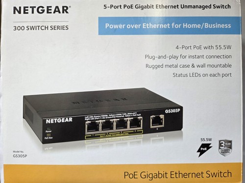 Netgear gs305p port poe - gs305p,