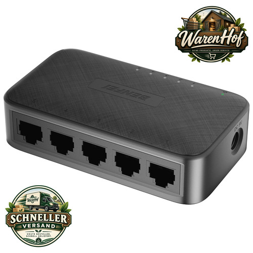 Gigabit ethernet switch - switch, 5-port