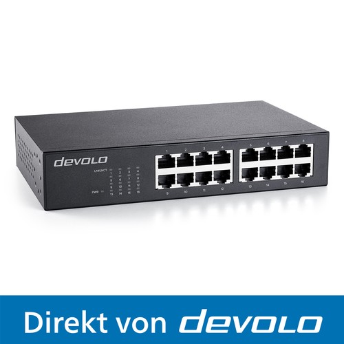 Devolo gigabit ethernet switch - gigabit,