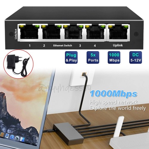 Port gigabit desktop - 5,